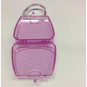 Plastic mini handbag shaped storage box