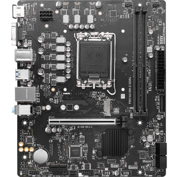 Original H610M-E DDR4 DDR5 Compatible Motherboard for Intel I3/I5 12100/12400 LGA1700 MATX PC Gaming and Office Use