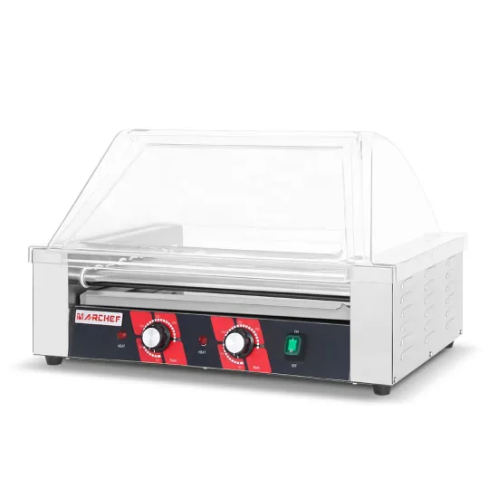 High-Quality Commercial Automatic Hot Dog Machine with 9 Rollers