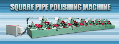 Máquinas de polimento de metal flexíveis tubo quadrado