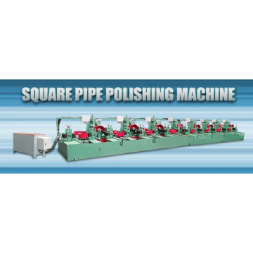 Máquinas de polimento de metal flexíveis tubo quadrado