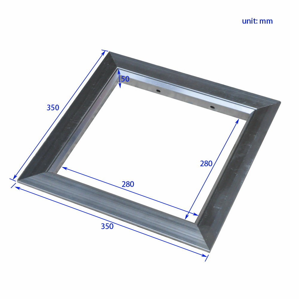 VLFS0006 Aluminium Profile Ventilator Room Vision Lite Window Frame Dimension