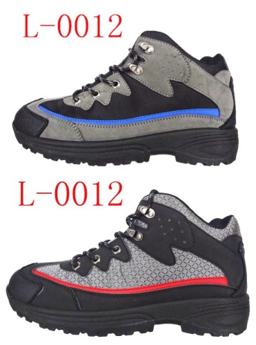 Trekking Shoes with PVC Injection Outsole (L-0012)