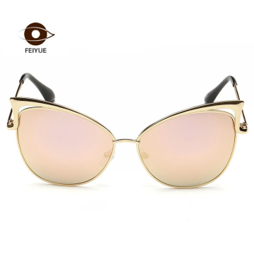 Italy Design Eyewear Cat Eyes Women Fashion Sunglasses