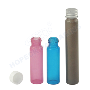 Round glass vial/perfume glass bottle, dia.21mm with customized capacity