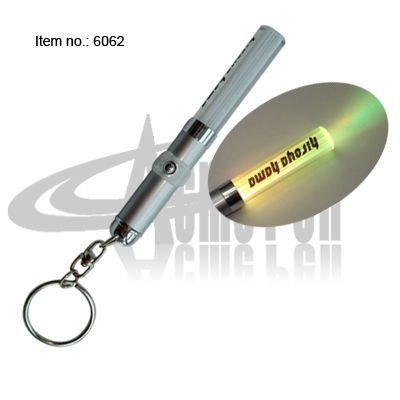 Mini assorted color style LED torch wtih key ring