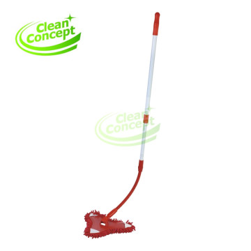 Chenille bath mop telescopic pole