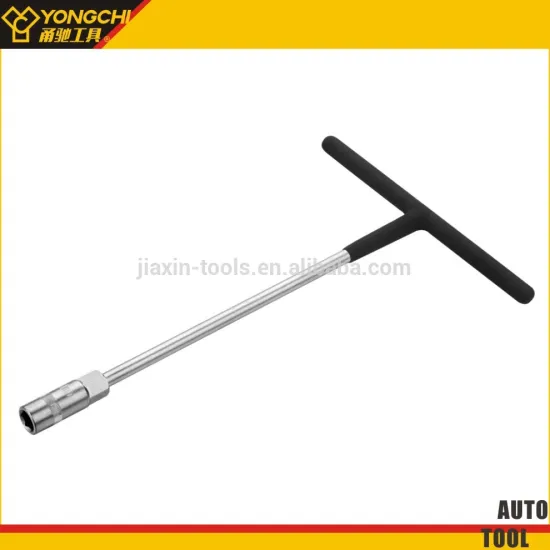 T type rubber handle socket wrench spanner