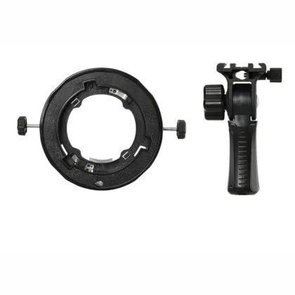Triopo Photography Photo Speedlight Bracket with Bowens Mount for AD200 Flash Adapter Support