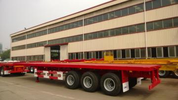 L 40 Tri Axle 플랫 베드 - 세미 트레일러