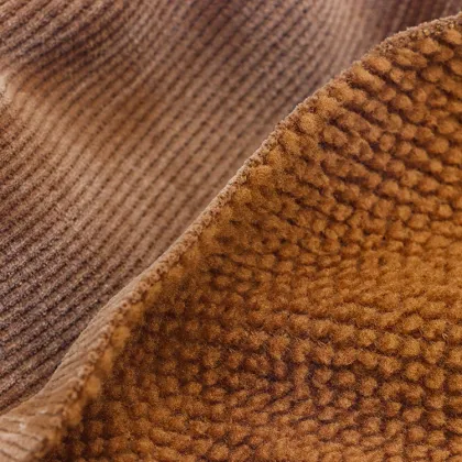 No Bonding Double-side Fleece Polyester Knitted Fabric