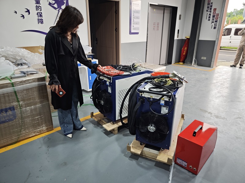 Chongqing Chuke Intelligent Machinery & Equipment Co., Ltd. Ships Two 3000W Handheld Laser Welding Machines to Motorcycle Exhaust Pipe Manufacturer