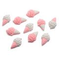 Hot Selling Kawaii Roze Wit Poppenhuis Voedsel Hars Plaksteen Cabochons Telefoon Decoratie Ambachten DIY Scrapbooking Accessoires 24 MM