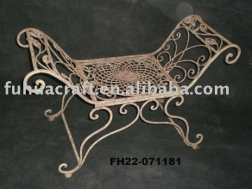 iron single chair