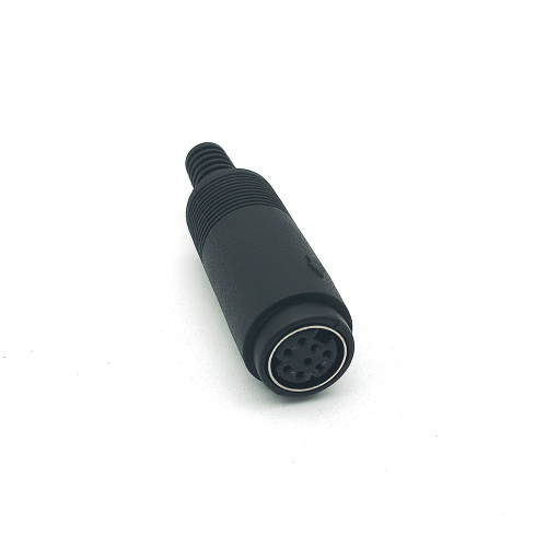 Female Jack DIN Adapter Converter Audio Cable Connector