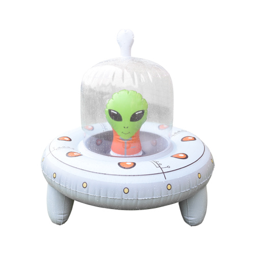 Alien shaped sprinkler inflatable toy