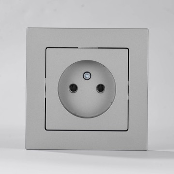 EU Socket Plug 230V Grey - Home Wall Power Sockets và công tắc