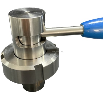 Acero inoxidable SS304/316L Manual sanitario brazo recto para tanques de cervecería
