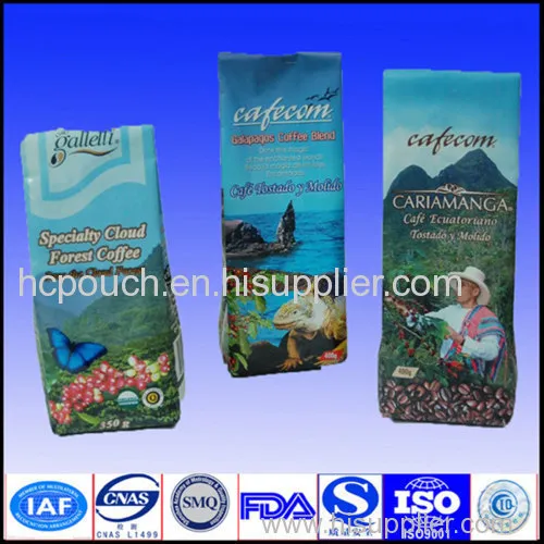 Biodegradable Package Bag For Coffee 