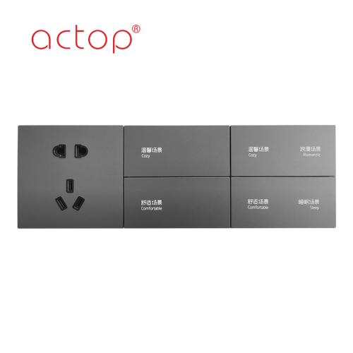 Plastic touch wall switch