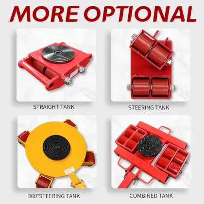 Heavy Duty Construction Transport Roller Moving Skates Tank