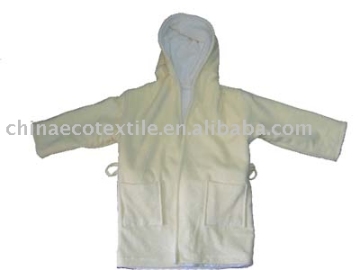 Bamboo organic Baby bathrobe
