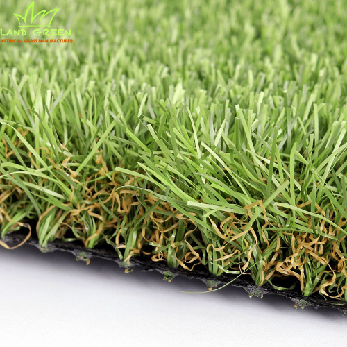 Gazon synthétique de pelouse d'herbe artificielle naturelle pour le paysage de jardin
