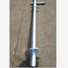 Screw Pile Foundation Steel Ground Anchor Mounting System