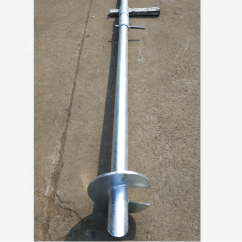 Screw Pile Foundation Steel Ground Anchor Mounting System