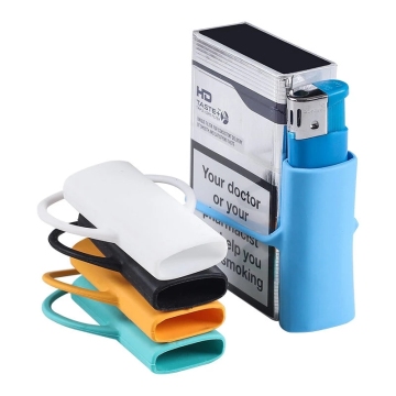 Accesorios para fumar personalizados: cubiertas de silicona de encendedor de cigarrillos, fundas y mangas