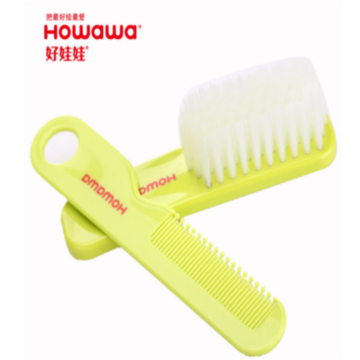 Brosse et peigne pour accessoires de lavage de cheveux en plastique pour bébé