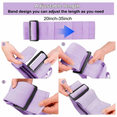 Custom Fitness Workout Stretch Fitness Fabric Booty Bands