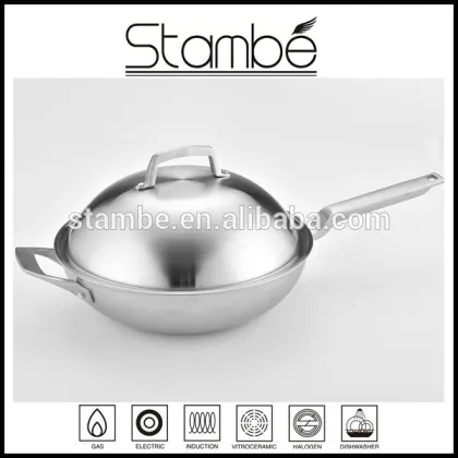 Stambe All Clad 316 stainless steel korean wok