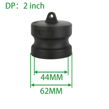 البلاستيك PP Camlock نوع اقتران نوع DP