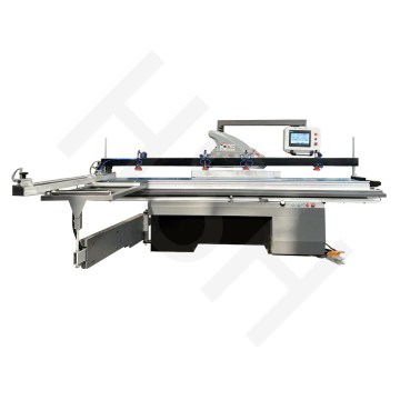 ผู้ผลิตหน้าจอสัมผัสการควบคุม CNC ตารางเลื่อนเครื่องเลื่อยสำหรับไม้