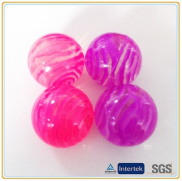 Pink/purple Flower color bouncy ball