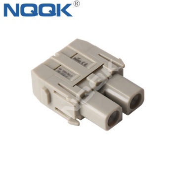 2Pin 2Hole 40A 1000V Male Module Plugin Heavy Duty Connector HM-002-F