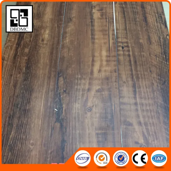 Cheap recycled LVT/LVP embossed surface anti-scratch click vinyl flooring 5mm