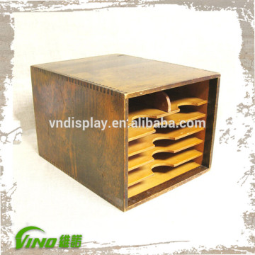 Shabby Chic Wood Remote Drawer Storage Boxes for File Wooden Box Decoration