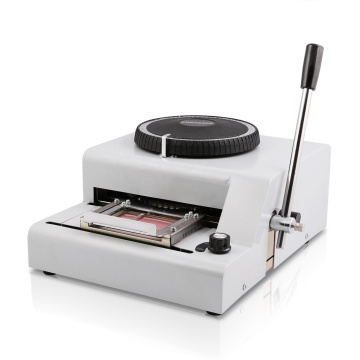 72 Karakter Kabartma Kredi Kartı PVC Makinesi