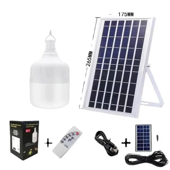 Rechargeable Solar Emergency Light: High Brightness LED Camping Lantern with USB Charging Port