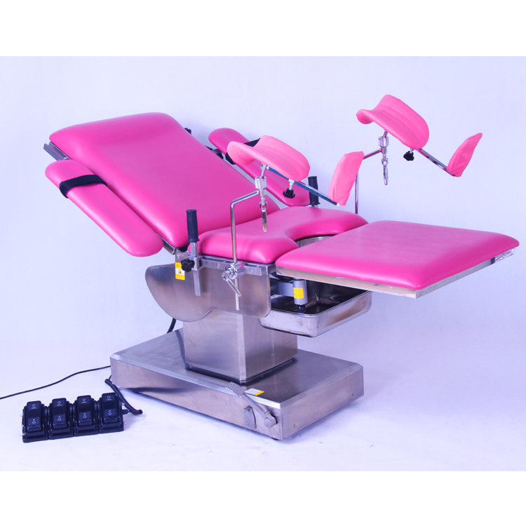 Electric Woman Exam Table with CE and ISO