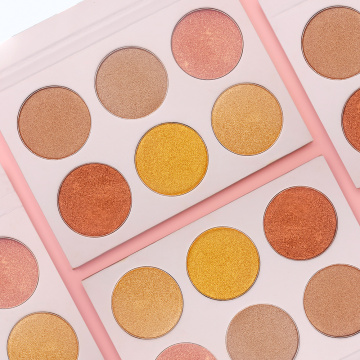 Vegan kozmetik paleti: Bronzer ve vurgulayıcılarla parıltılı makyaj