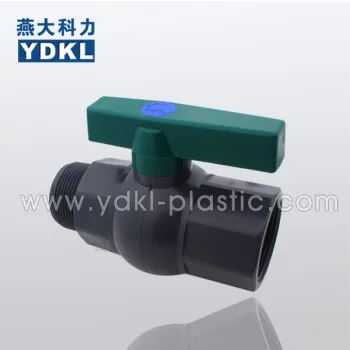 PVC male and female Ball Valve 25mm to 63mm