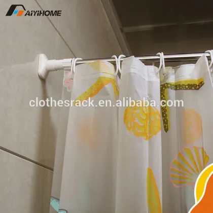 Easy Install Magnetic Shower Curtain Rod
