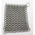 Stainless Steel Chainmail layar Link Cleaner