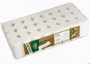 Side gusset plastic toilet paper packaging bags for toilet tissue