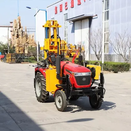 Mini Man Tractor Mounted DTH Water Well Drilling Rig for Sale