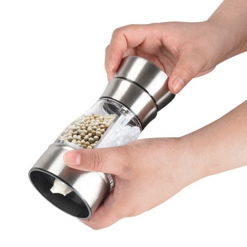 Stainless Steel High Quality 2-in-1 Dual Salt and Pepper Grinder/Mill Set