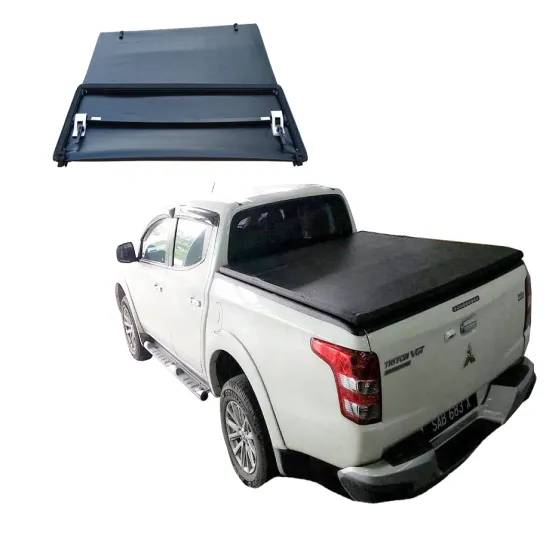 Pickup Truck PVC Soft Tri-Fold Tonneau Cover for Ford Hilux/Vigo/Revo/Rocco/Isuzu D-Max/Navara/NP300/Ranger